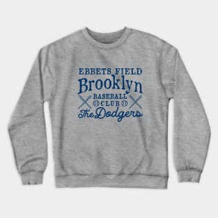 Brooklyn Dodgers Retro Type Design 2 by Buck Tee Crewneck Sweatshirt